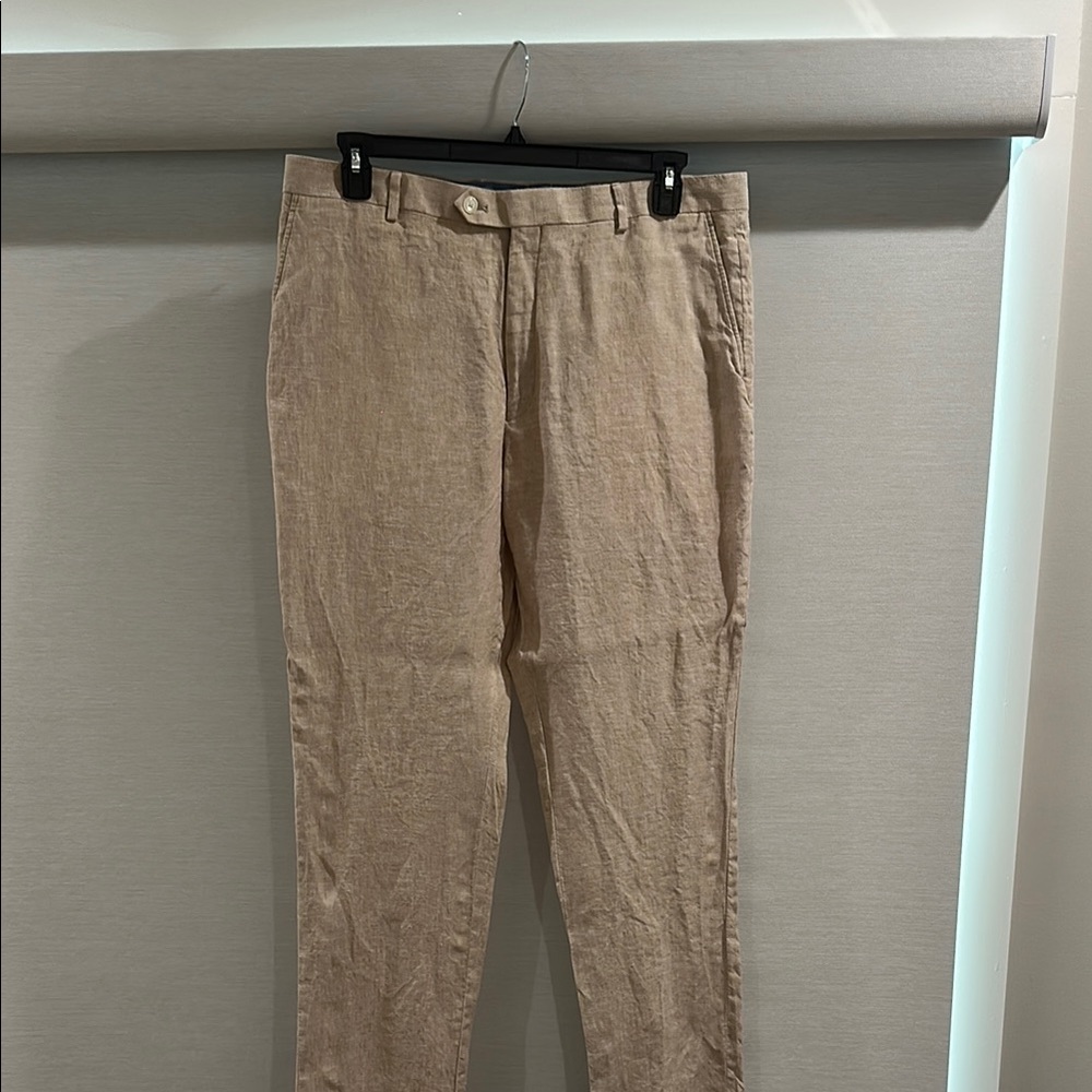 Tommy Hilfiger Linen Classic Straight-Leg Men’s Pants. 38x34